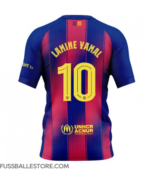 Günstige Barcelona Lamine Yamal #10 Heimtrikot 2025-26 Kurzarm Günstige Barcelona Lamine Yamal #10 Heimtrikot 2025-26 Kurzarm